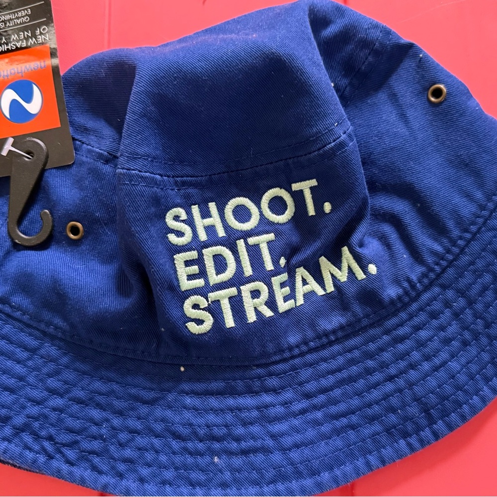 Streamers Blue Bucket Hat, New